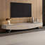 Meuble télé moderne en bois manufacturé beige