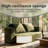 Plush Corduroy Folding Sleeper Couch - 78.7" Full Size Floor Sofa Bed For Guest Room Office Apartment, Foam-Filled Futon Loveseat-1386390892