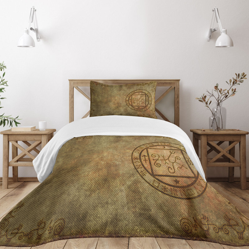 Ambesonne Tan Bedspread