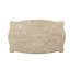 Table basse Ranita, plateau en marbre et finition champagne-1232002441-1232002486
