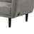Arz Fold Out Futon Sofa Bed, Light Gray, Retro Channel Tufted Back-111577770