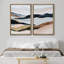 «Serene Mountain Landscape», 2 pièces sur toile-99016459-99016462