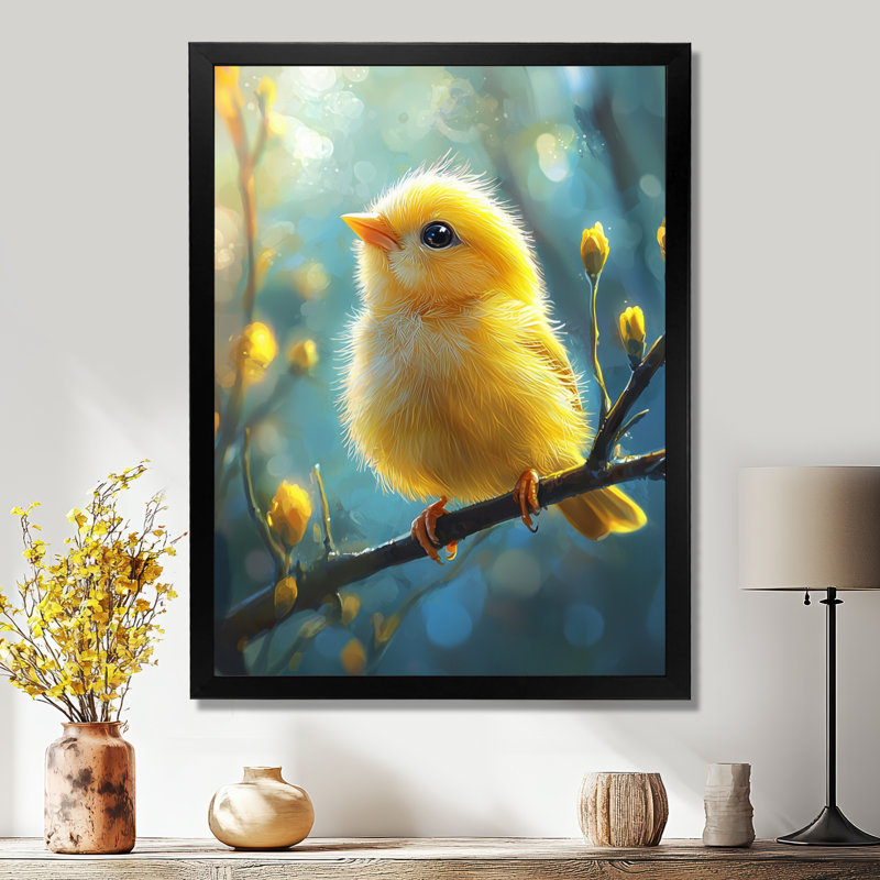 Beecher - reproduction d'art sur toile, animaux, H 44 po x l 34 po, Picture Framed, Noir