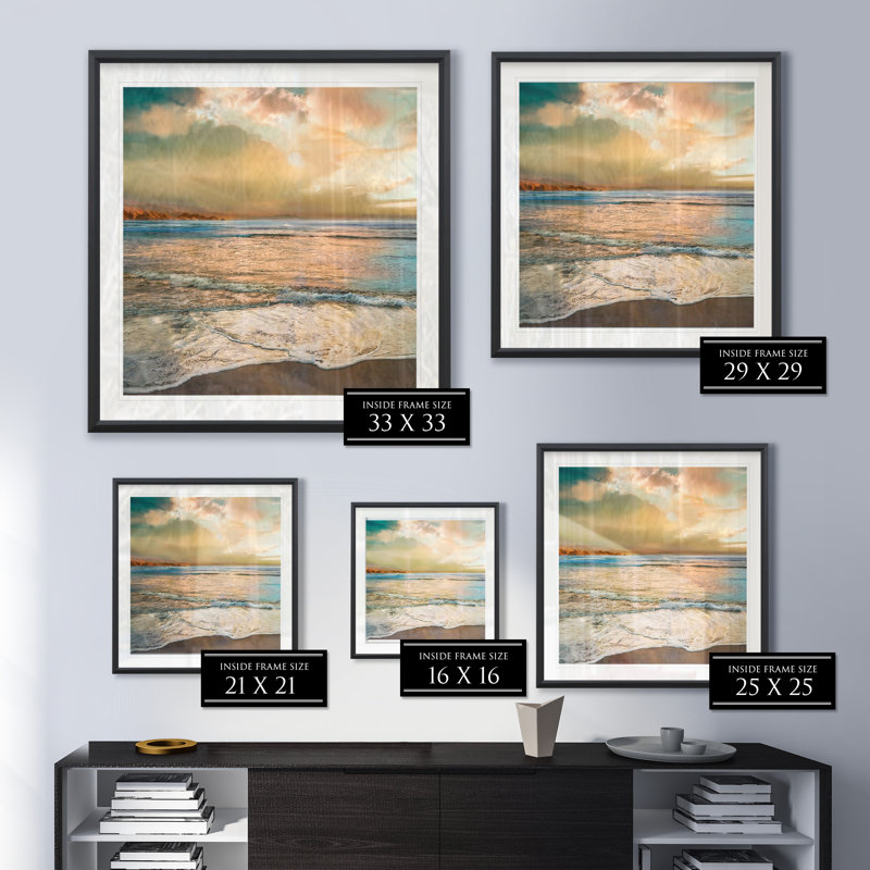 « nuance », impression encadrée, H 17,5 po x l 17,5 po x P 1,5 po