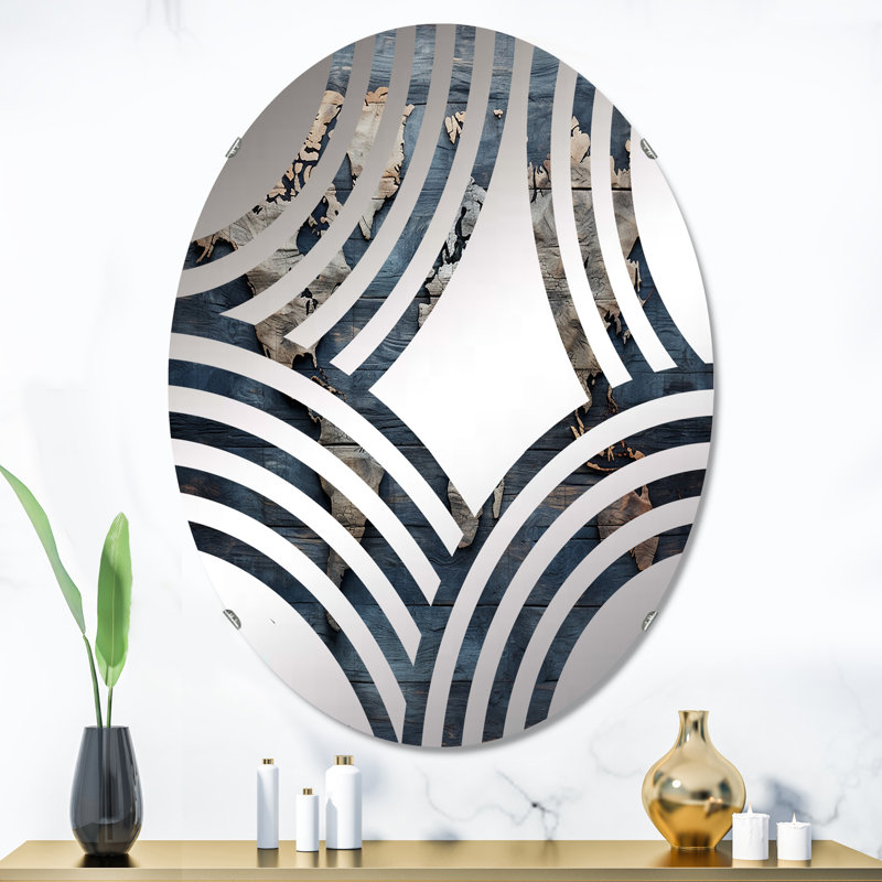 Miroir mural oval, 35,4 po x 23,6 po
