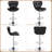 Elna Stylish Adjustable PU Leather Swivel Bar Stool Counter Height Bar Chairs with Large  Base-548760824