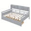 Lit de jour simple, support en lattes de bois, avec tablettes de chevet et deux tiroirs-1340958453-1340958448