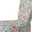 Chaise d'appoint rembourrée pastel à motif de fougères bohémiennes pastel I