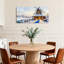 Noël, hiver, moulin à vent, paysage enneigé, chalet-293065824