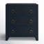 Commode 3 tiroirs en raphia Cleo-438596407