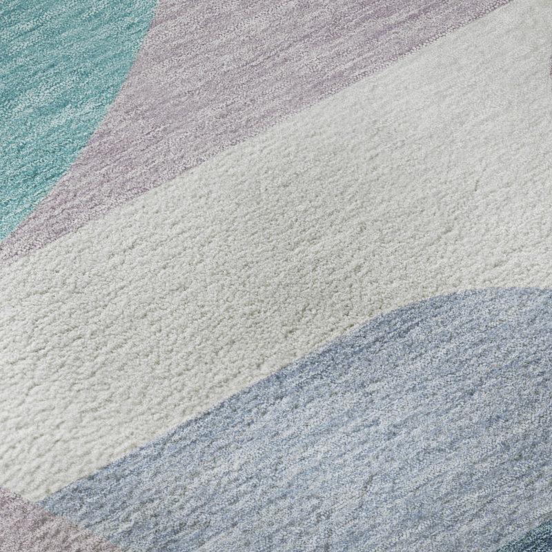 Tapis de qualité supérieure lavable à la machine de qualité supérieure Slesnick AMF1667, Rond 8 pi