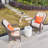 Meli 2 - Person Outdoor Patio Wicker Aluminum Seating Group With Cushions-468903235-468903236