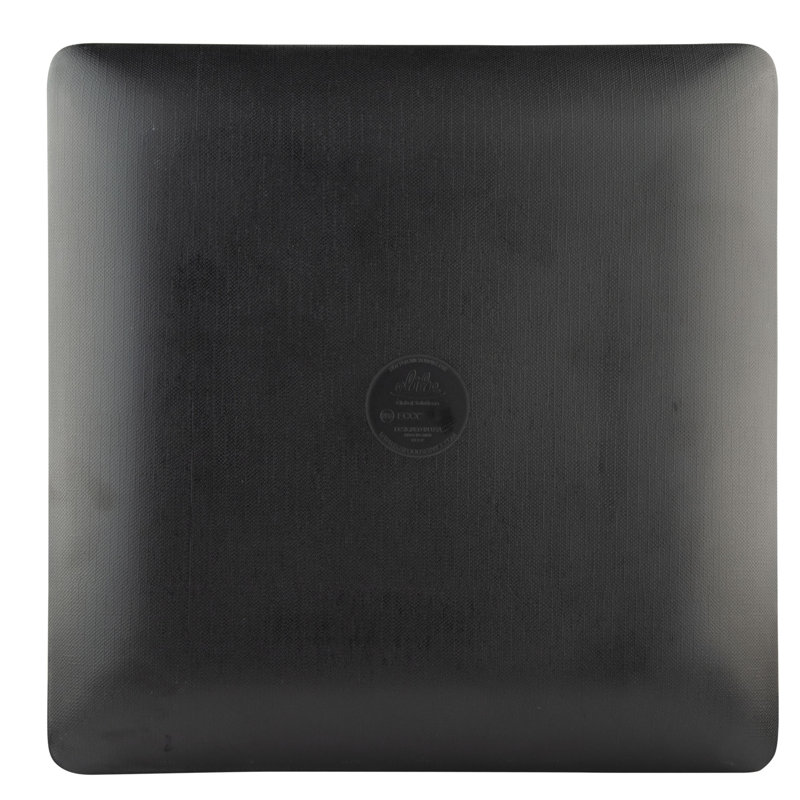 6'' Square Bread And Butter Plate, Black