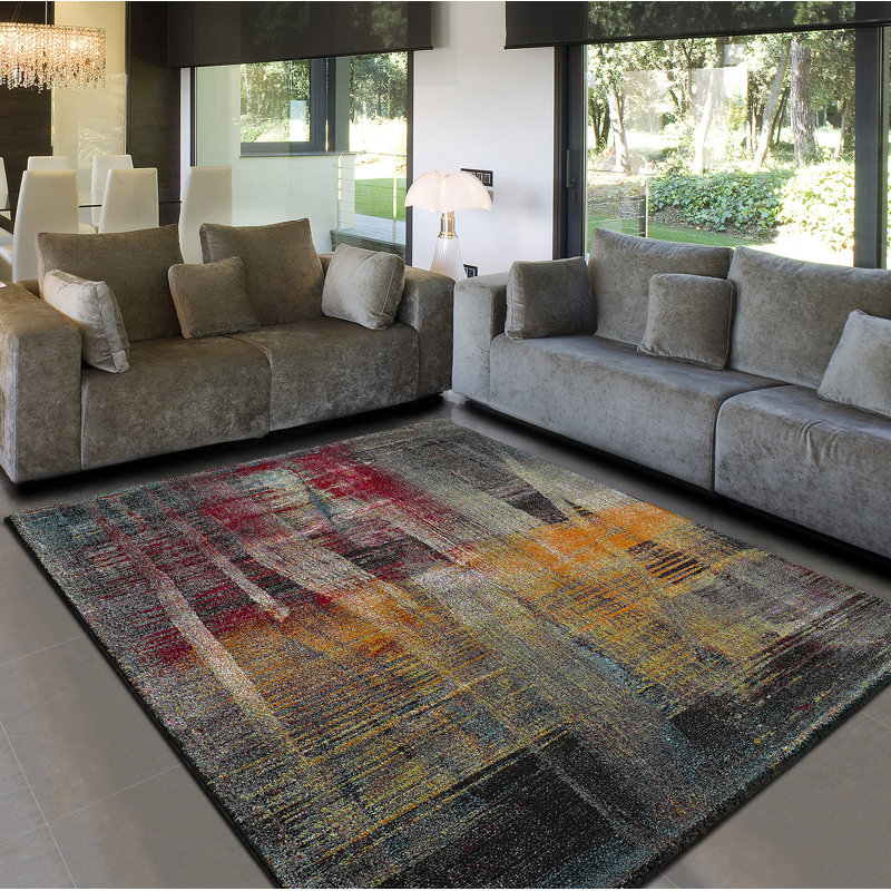 Delrio Abstract Area Rug, Rectangle 160 x 230cm