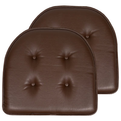 Faux Leather Indoor Chair Cushion/Pad