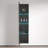 Balroop 15.75" Floating Bookcase with 16-Color LED Lighting, High Gloss Finish-1443910638-1465105647