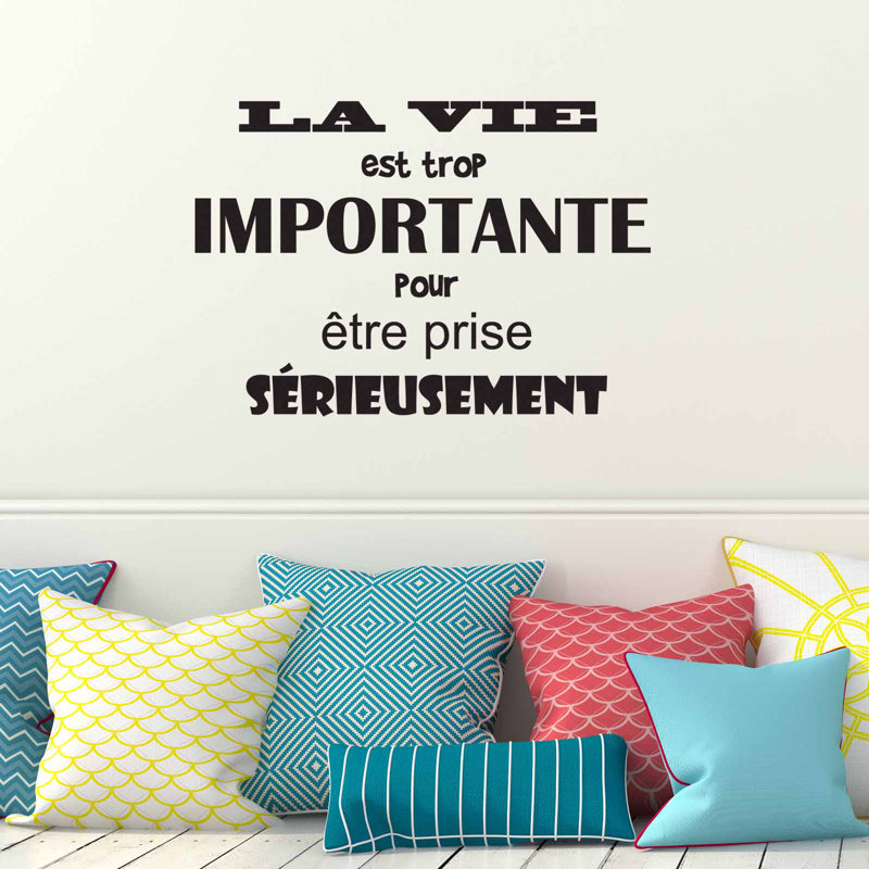 Text & Numbers Wall Decal