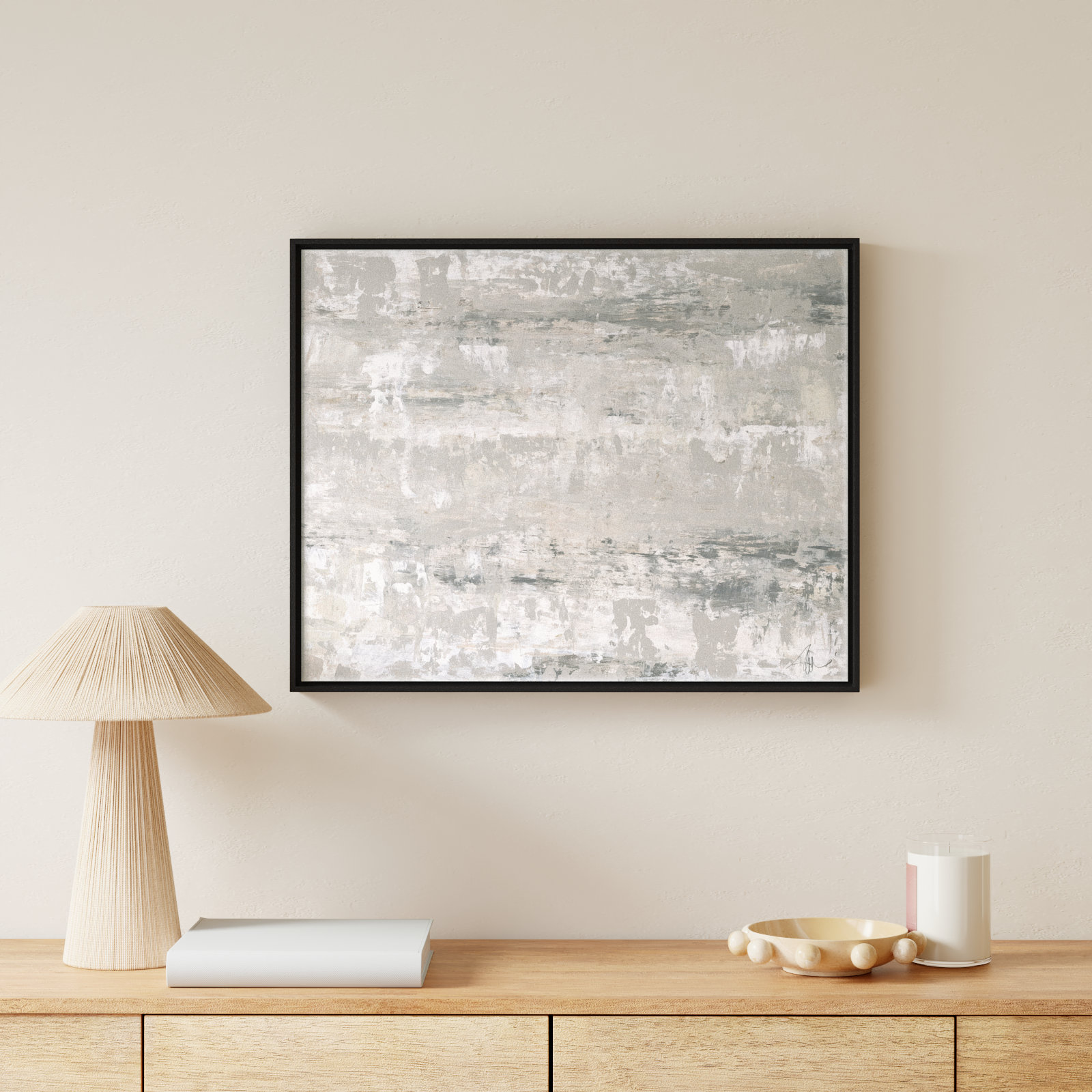 Desert Winds by Filippo Ioco - Print, 23.5" H x 29.5" W x 2" D, Espresso Framed Canvas