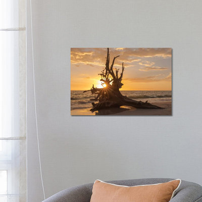 «Sunset at Lovers Key State Park, Florida» par Maresa Pryor - photographie sur toile tendue