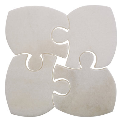 Marble 4 Piece Trivet Set