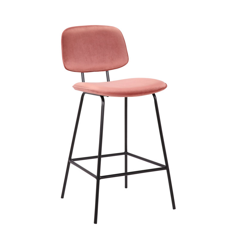 Tabouret de bar 25,59 po Aquebogue, Rose