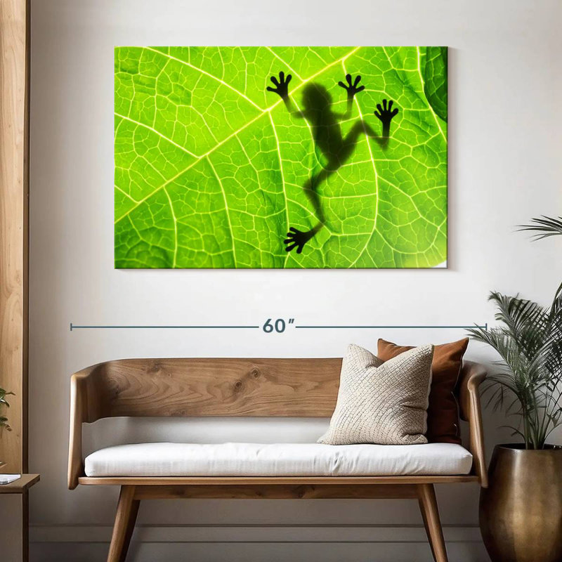 Brampt Frog Leaf Shadow, 32" H x 48" W