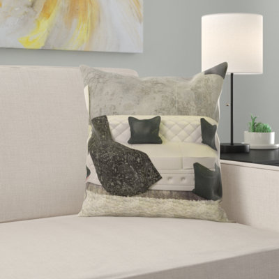 Housse et insert de coussin carré Livres