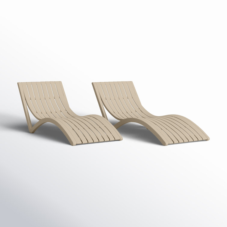 Farrah 28'' Outdoor Chaise Lounge