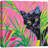 Black Cat Hid Behind The Grass-102480280-102480286