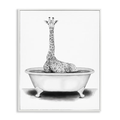 «Girafe in a Tub» par Rachel Neiman