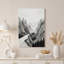 Art mural sur toile paysage de montagne en papier monochrome-410411771