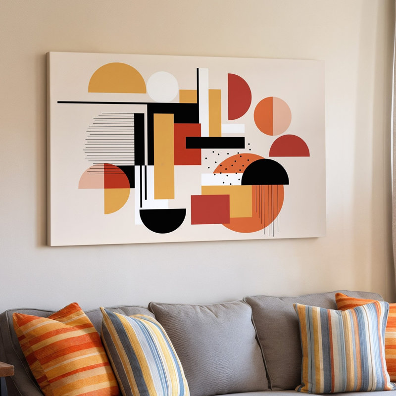 Toile, "Abstract", H 18 po x l 24 po