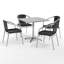 Ensemble de table carrée intérieur / extérieur 27,5 po Haverhill-86324065-86324064