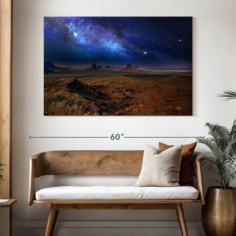 Alvord Starlit Monument Valley, H 34 po x l 51 po
