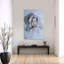 Reproduction d'art mural abstrait rouge contemporain-129708983