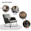 Averie Genuine Leather Designer Armchair-549114087