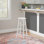 Tabouret de bar / comptoir en bois massif Bernistine