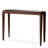 Quentin 41.93 " W Glass Top Console Table