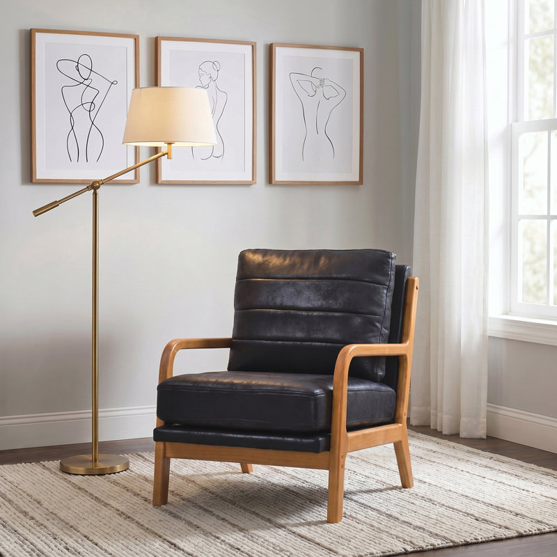 Fauteuil en bois, Black