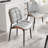 PU Leather Upholstered Dining Chairs With Stitched Detailing And Soft Padding - Perfect Side Chairs For Dining Rooms, Kitchens, And Living Rooms.-1779299469-1779299457