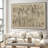 Extra Large Minimalist Abstract Wall Art Print - Neutral Beige and Black Vertical Line Contemporary Artwork for Living Room or Bedroom, Frame Assembly Required (Frame Assembly Required)-117800218