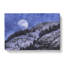 Full Moon Over The Mountains - Wrapped Canvas-61854972