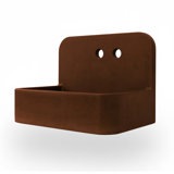 Newterra Handmade Concrete Wall/Vessel 22" Bathroom Sink