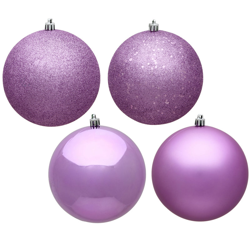 Décoration de boule décorative des Fêtes, Vert, H 4,75 po x l 4,75 po x P 4,75 po