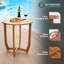 Table bistro ronde en acacia Escanor