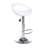 Swivel Adjustable Height Counter Stool with Metal Frame