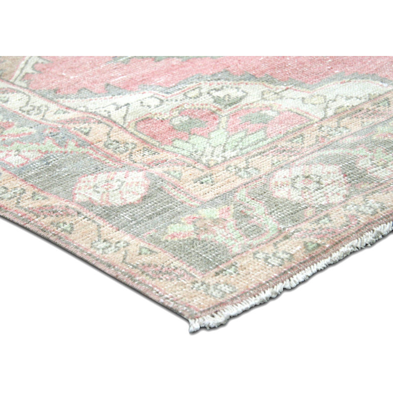 Gallery Size One-of-a-Kind 4'10" X 12'10" 1960s Runner Wool Area Rug in
