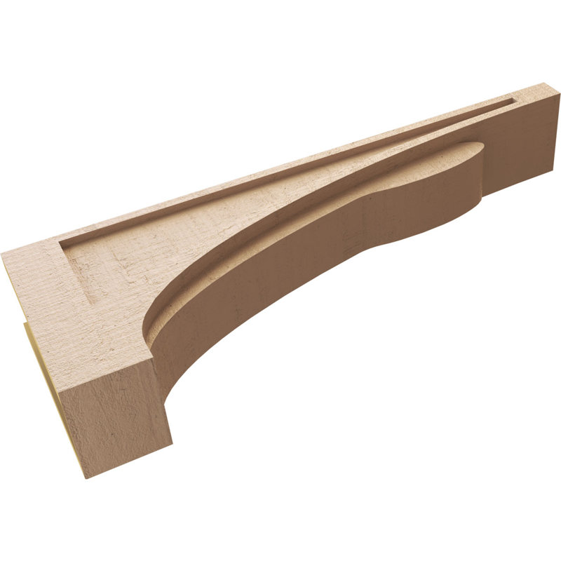 Bois de cèdre brut Viola TimberThane Corbel, apprêté brun clair, H 12 po x l 6 po x P 36 po