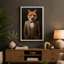 Dressed Fox Modern - Print-136726565-136726566