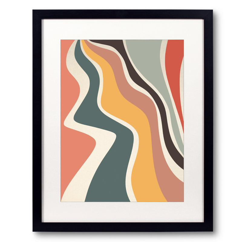 Sway by Alicia Bock, Black Framed Paper, 20" H x 16" W